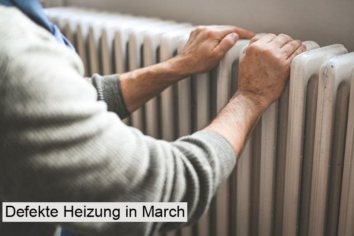 Defekte Heizung in March